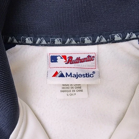 Therma Base Majestic New York Yankees MLB Baseball Full Zip-Up Jacket Sz S - Picture 3 of 11